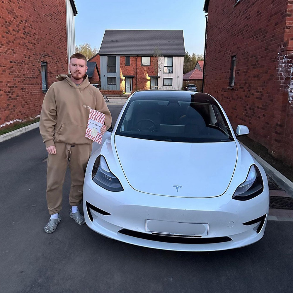 Another happy Blue Motor Group customer